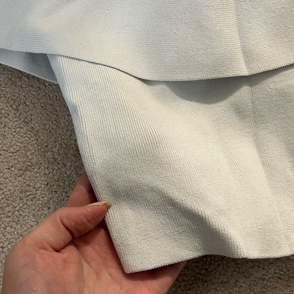 Babaton light blue knit top - Picture 2 of 4